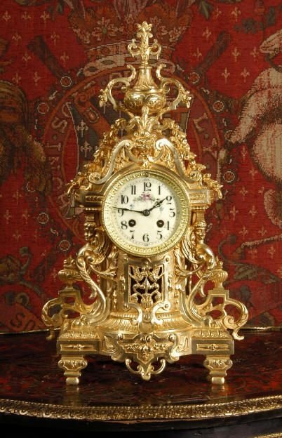 **** Sold ****  Antique French Louis Xvi Style Clock ~ French - Circa 1880 ~